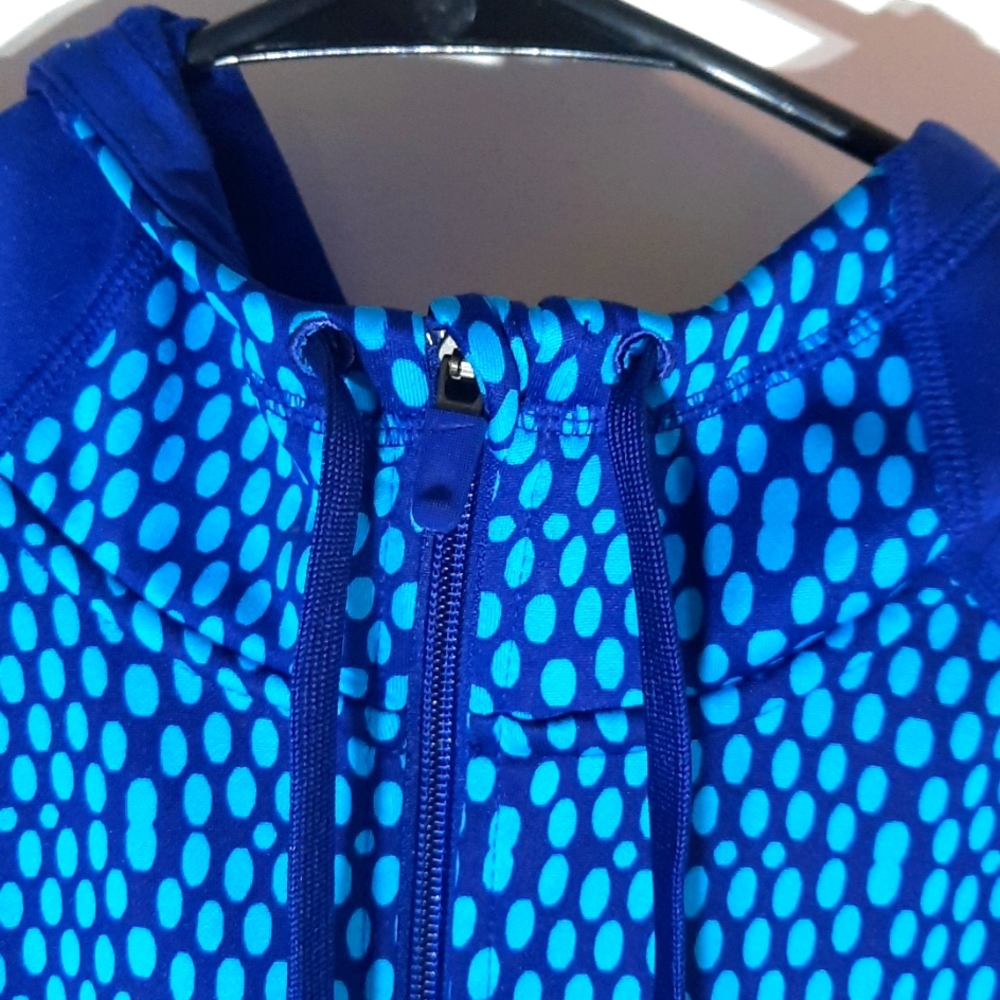🥎Blue⚽️Hooded🏀 Nike Therma Fit🏐 Full Zip size L